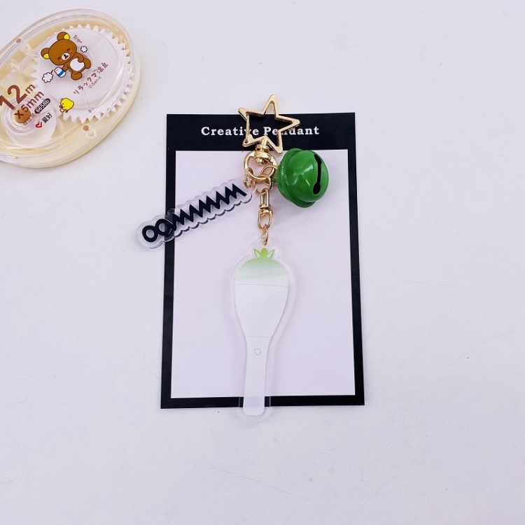TWICE Korean celebrities Bell type acrylic keychain pendant  price for 5 pcs YSK022-MAMA