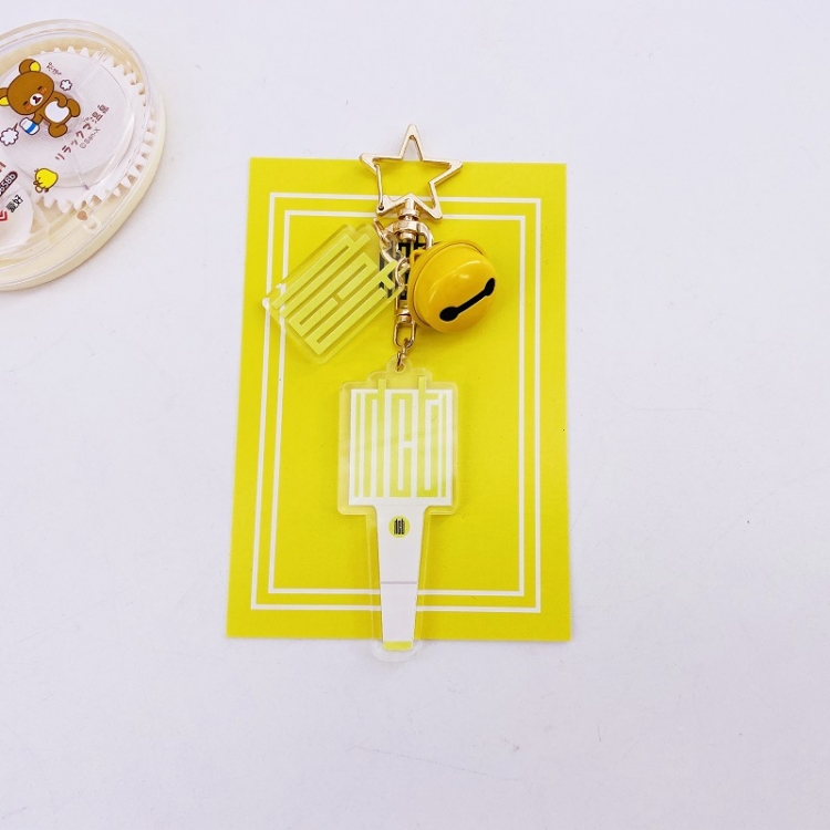 NCT Korean celebrities Bell type acrylic keychain pendant  price for 5 pcs  YSK022-NCT