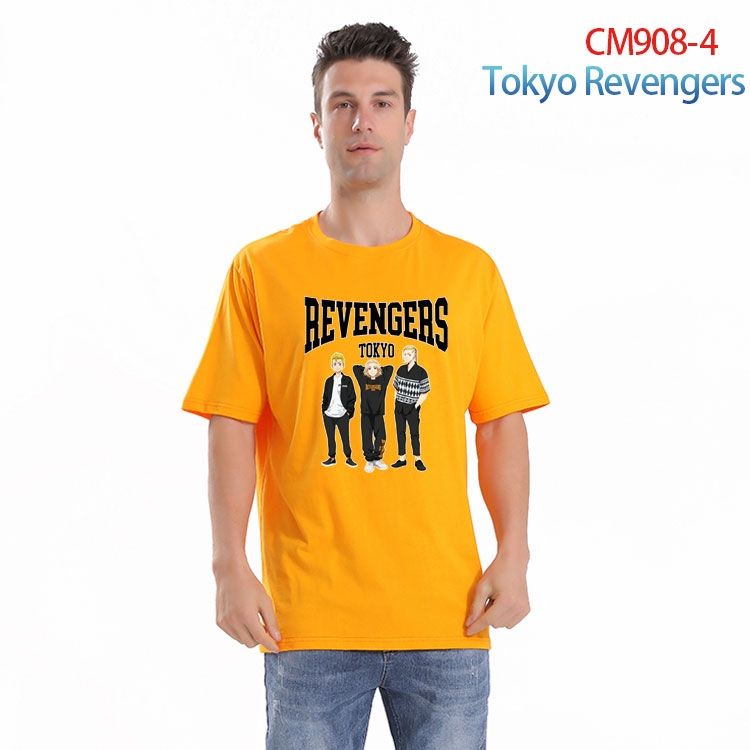 Tokyo Revengers Printed short-sleeved cotton T-shirt from S to 4XL CM-908-4