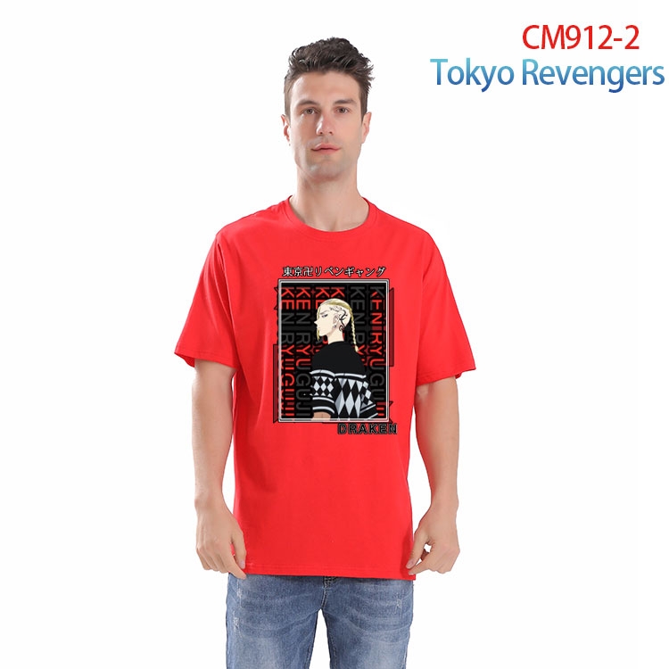 Tokyo Revengers Printed short-sleeved cotton T-shirt from S to 4XL CM-912-2