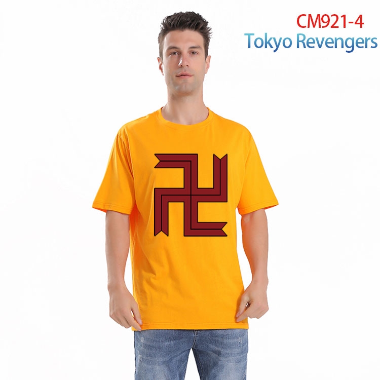 Tokyo Revengers Printed short-sleeved cotton T-shirt from S to 4XL CM-921-4