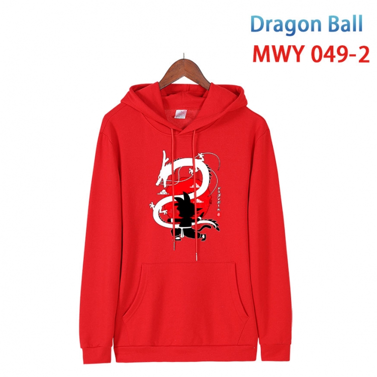 DRAGON BALL Cotton Hooded Patch Pocket Sweatshirt   from S to 4XL MWY 049 2