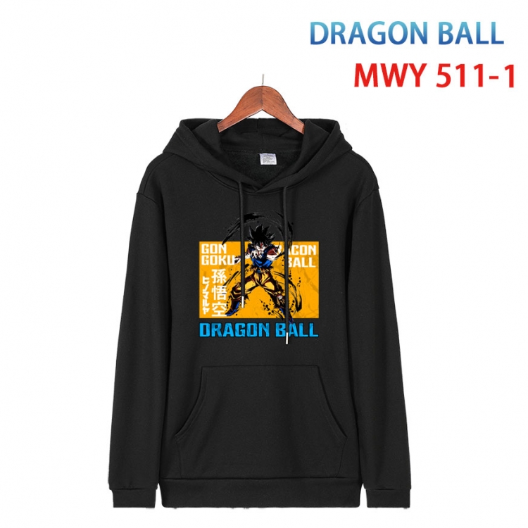 DRAGON BALL  Cotton Hooded Patch Pocket Sweatshirt   from S to 4XL MWY-511-1