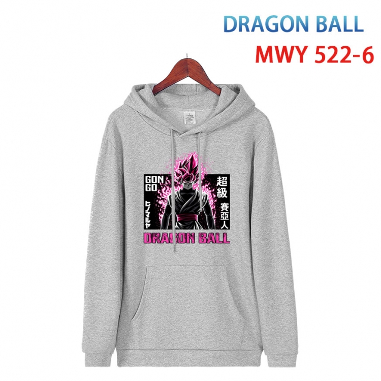 DRAGON BALL Cotton Hooded Patch Pocket Sweatshirt   from S to 4XL  MWY-522-6