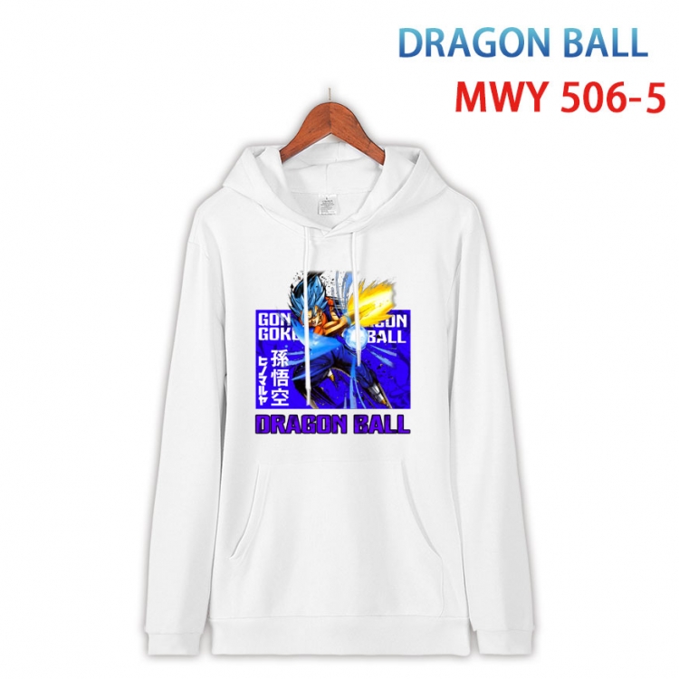 DRAGON BALL Cotton Hooded Patch Pocket Sweatshirt   from S to 4XL  MWY-506-5