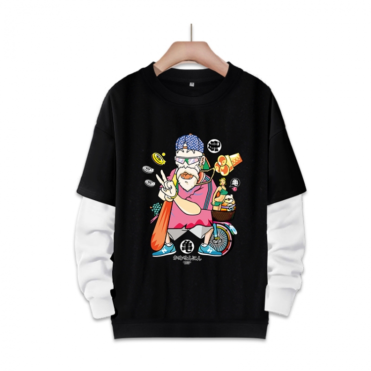 DRAGON BALL Anime fake two-piece thick round neck sweater from S to 3XL