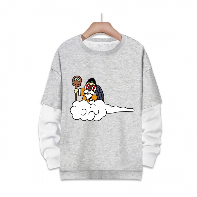 DRAGON BALL Anime fake two-piece thick round neck sweater from S to 3XL