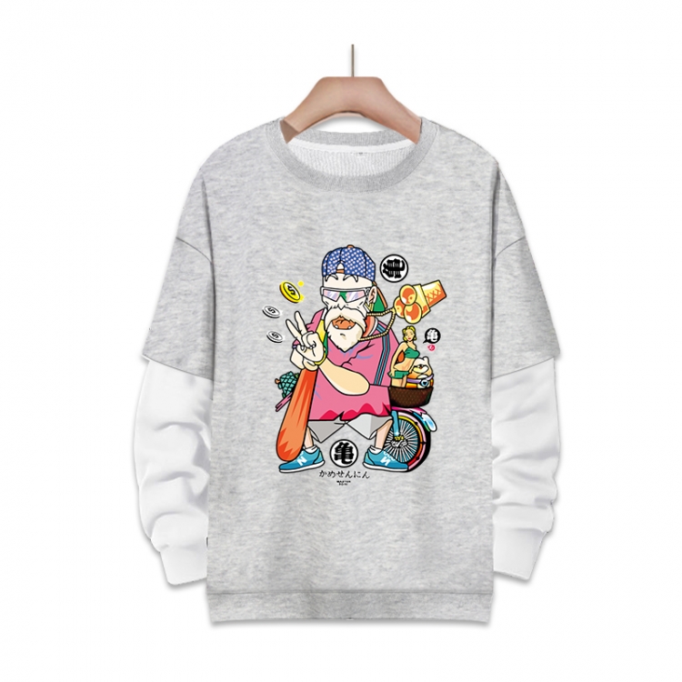 DRAGON BALL Anime fake two-piece thick round neck sweater from S to 3XL