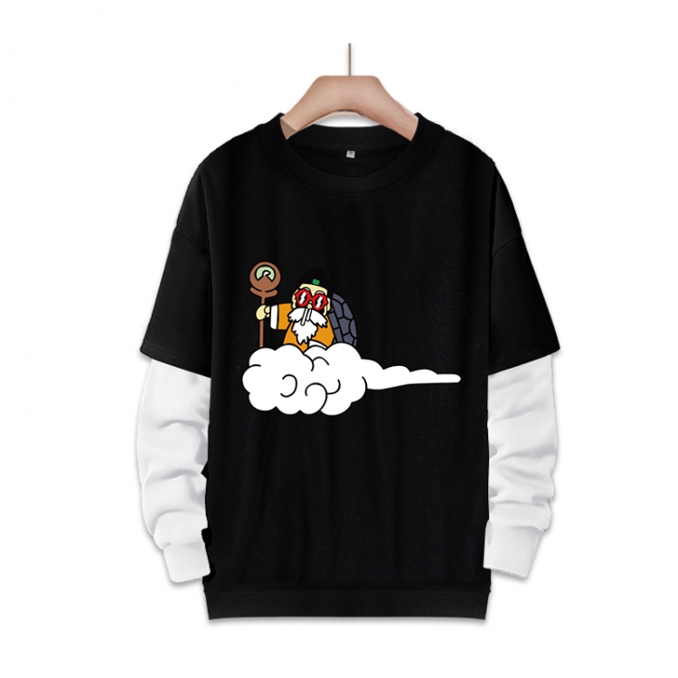 DRAGON BALL Anime fake two-piece thick round neck sweater from S to 3XL