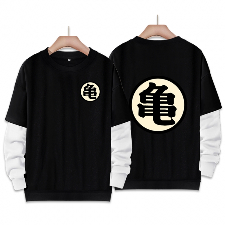 DRAGON BALL Anime fake two-piece thick round neck sweater from S to 3XL