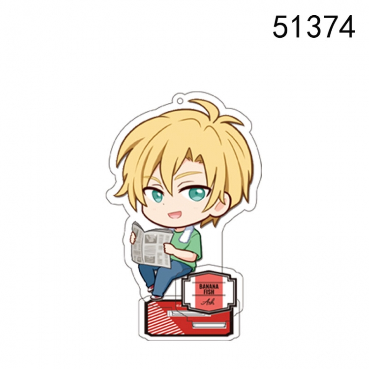 Banana fish Anime character acrylic Standing Plates  Keychain 10CM 51374