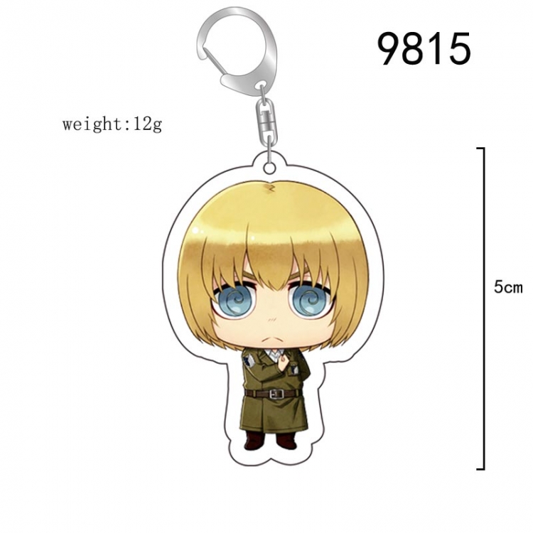Shingeki no Kyojin Anime acrylic Key Chain  price for 5 pcs 9815