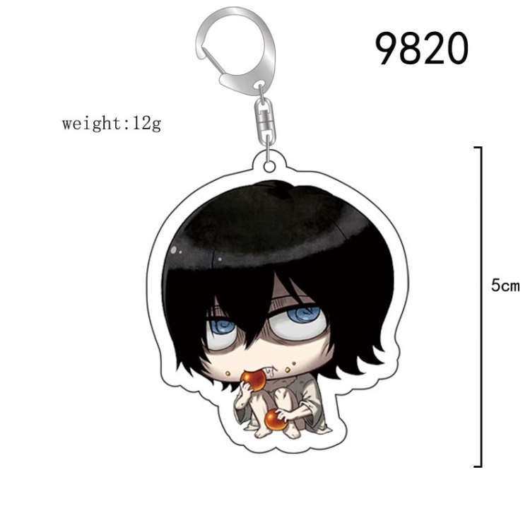 Shingeki no Kyojin Anime acrylic Key Chain  price for 5 pcs 9820