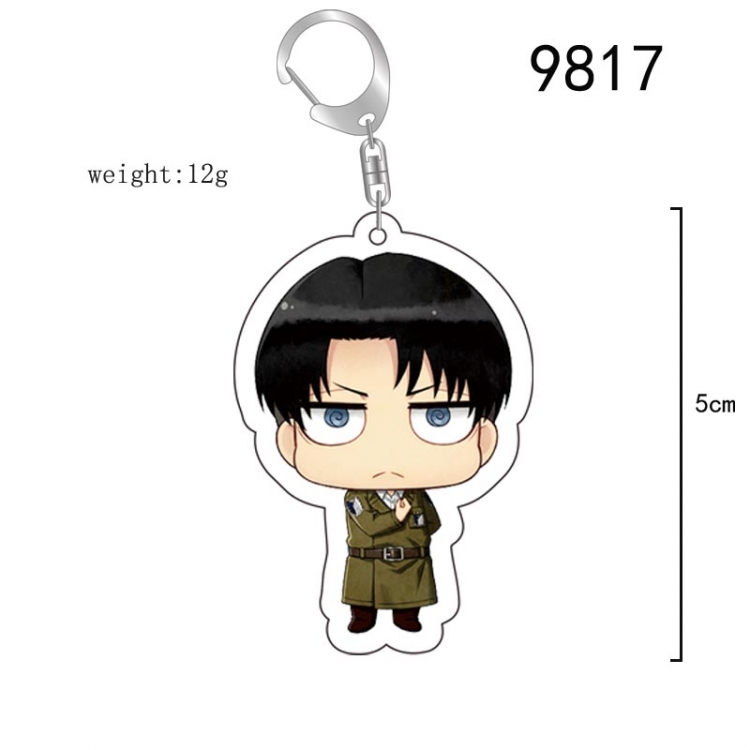 Shingeki no Kyojin Anime acrylic Key Chain  price for 5 pcs 9817