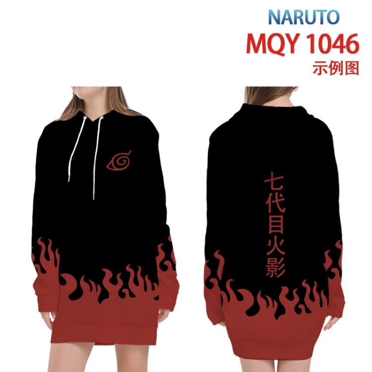 Naruto Full color printed hooded long sweater from XS to 4XL  MQY-1046