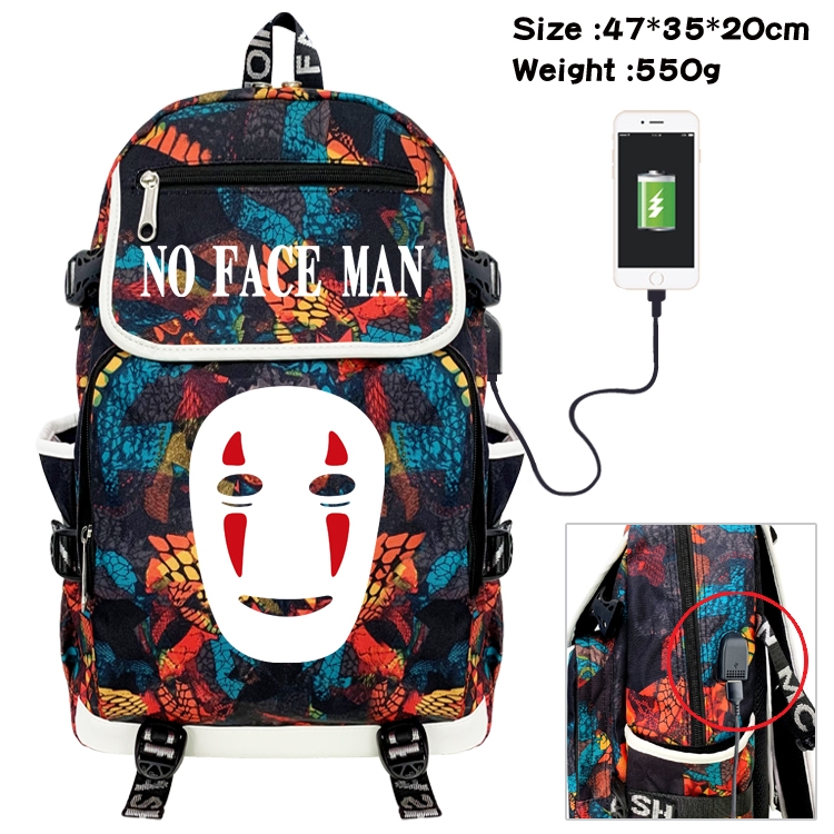 TOTORO Camouflage Waterproof Canvas Flip Backpack Student School Bag 47X35X20CM