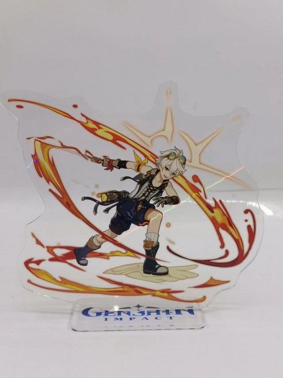 Genshin Impact   Anime  Acrylic  keychain Standing Plates 526