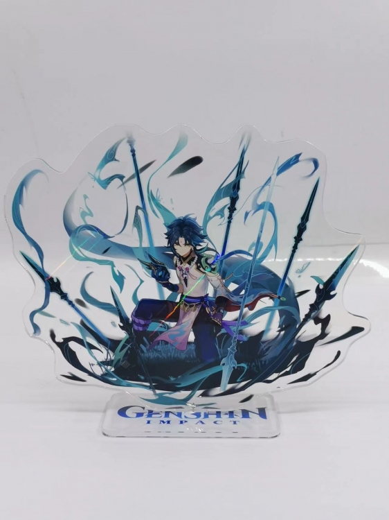 Genshin Impact   Anime  Acrylic  keychain Standing Plates 520
