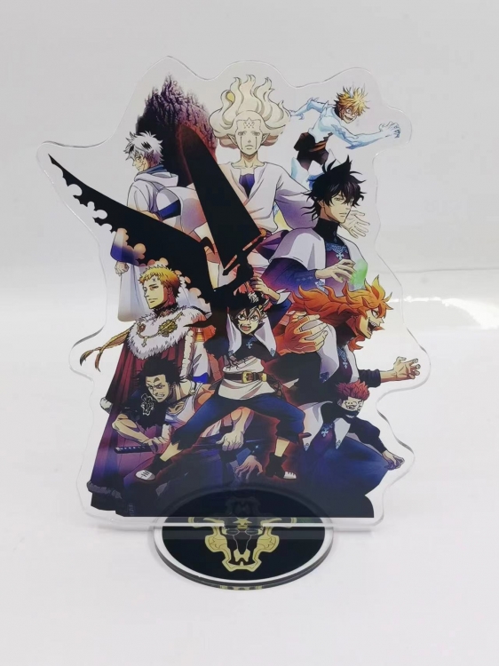 Black clover  Anime  Acrylic  keychain Standing Plates  539 