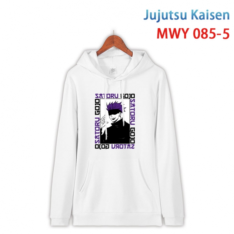 Jujutsu Kaisen Cotton Hooded Patch Pocket Sweatshirt from S to 4XL MWY 085 5