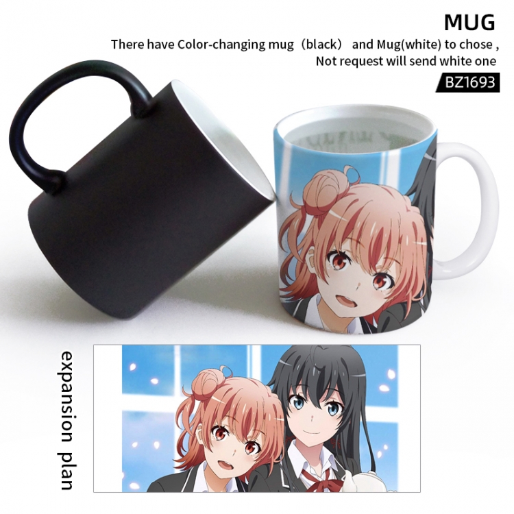 My youth romance story really has a problem  Anime color printing color changing cup can be customized BZ1692