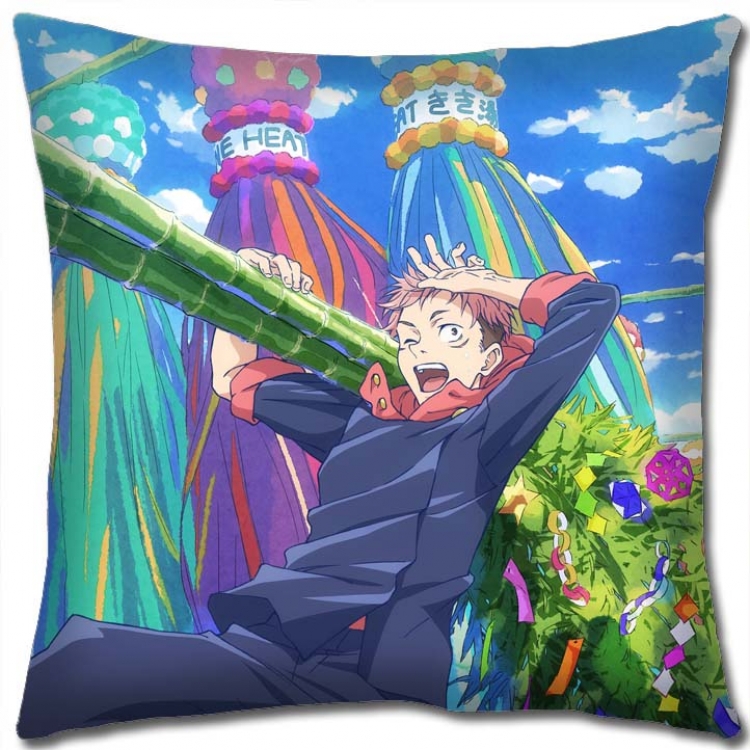 Jujutsu Kaisen Anime square full-color pillow cushion 45X45CM NO FILLING  Z3-179