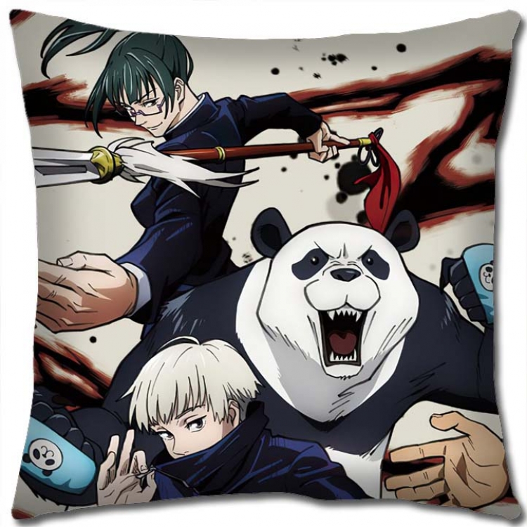 Jujutsu Kaisen Anime square full-color pillow cushion 45X45CM NO FILLING  Z3-149