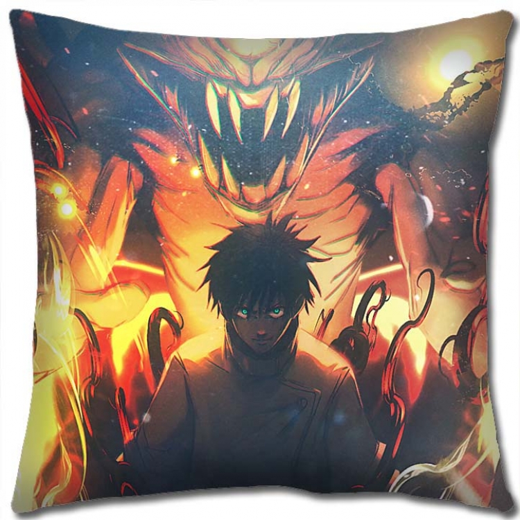 Jujutsu Kaisen Anime square full-color pillow cushion 45X45CM NO FILLING  Z3-194