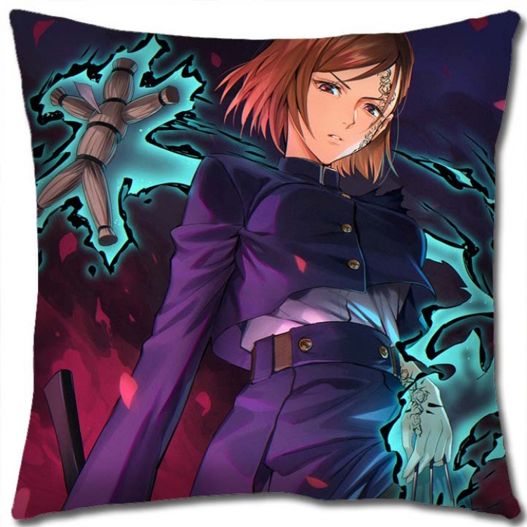 Jujutsu Kaisen Anime square full-color pillow cushion 45X45CM NO FILLING Z3-184