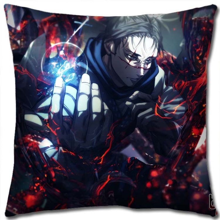 Jujutsu Kaisen Anime square full-color pillow cushion 45X45CM NO FILLING  Z3-198