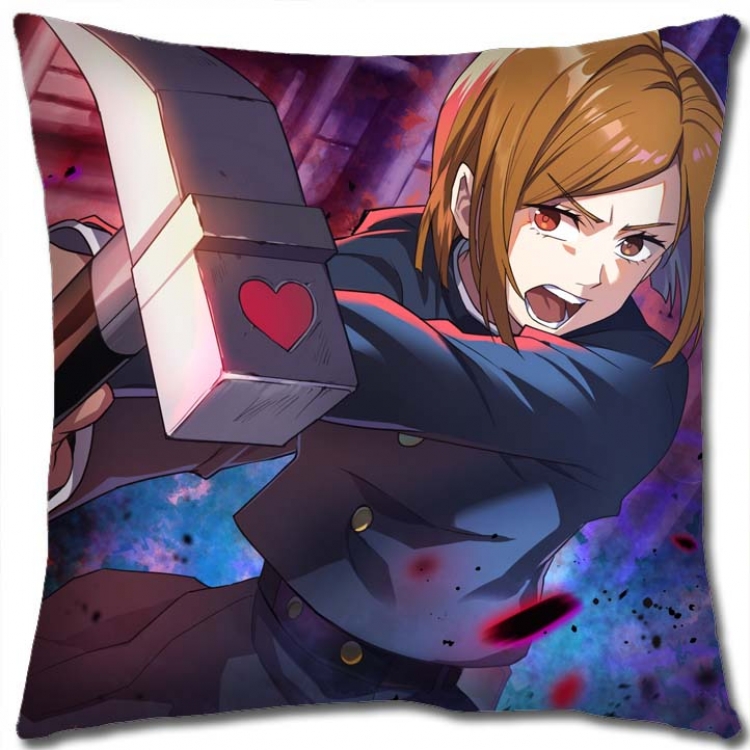 Jujutsu Kaisen Anime square full-color pillow cushion 45X45CM NO FILLING Z3-106
