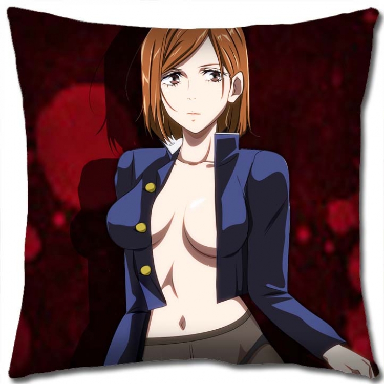 Jujutsu Kaisen Anime square full-color pillow cushion 45X45CM NO FILLING Z3-185