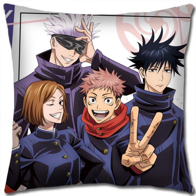 Jujutsu Kaisen  Anime square full-color pillow cushion 45X45CM NO FILLING  Z3-139