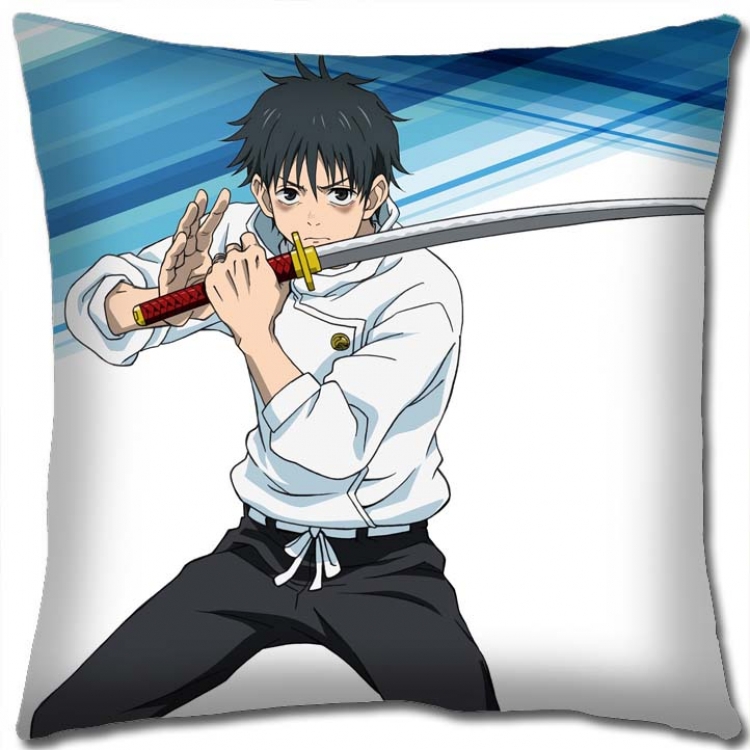 Jujutsu Kaisen Anime square full-color pillow cushion 45X45CM NO FILLING   Z3-154
