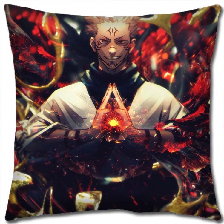 Jujutsu Kaisen Anime square full-color pillow cushion 45X45CM NO FILLING Z3-207