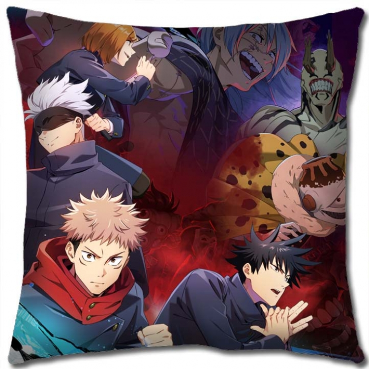 Jujutsu Kaisen Anime square full-color pillow cushion 45X45CM NO FILLING  Z3-140