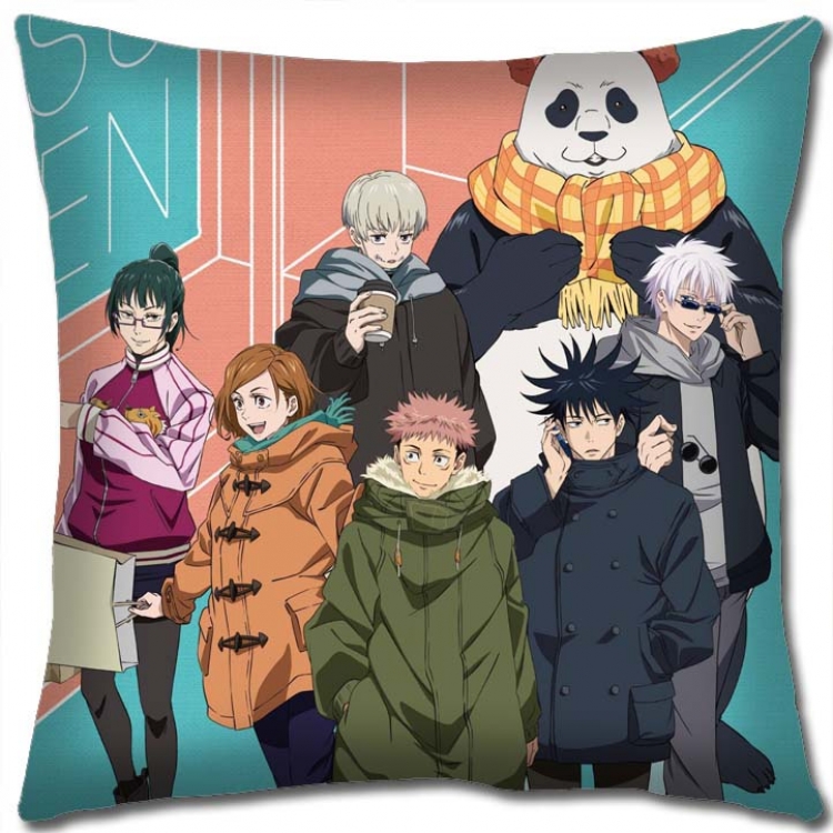 Jujutsu Kaisen  Anime square full-color pillow cushion 45X45CM NO FILLING  Z3-131