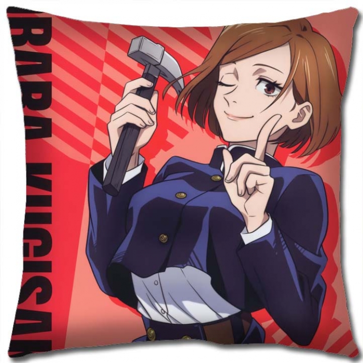 Jujutsu Kaisen  Anime square full-color pillow cushion 45X45CM NO FILLING  Z3-182