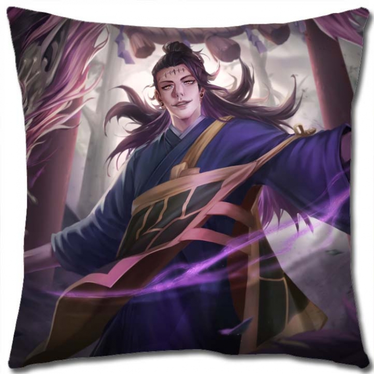 Jujutsu Kaisen  Anime square full-color pillow cushion 45X45CM NO FILLING  Z3-112