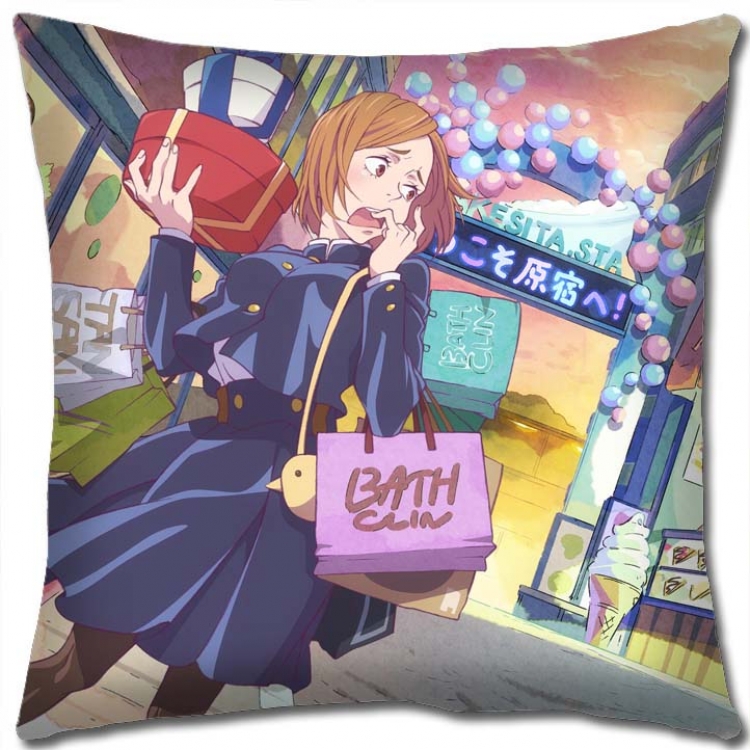 Jujutsu Kaisen  Anime square full-color pillow cushion 45X45CM NO FILLING   Z3-180