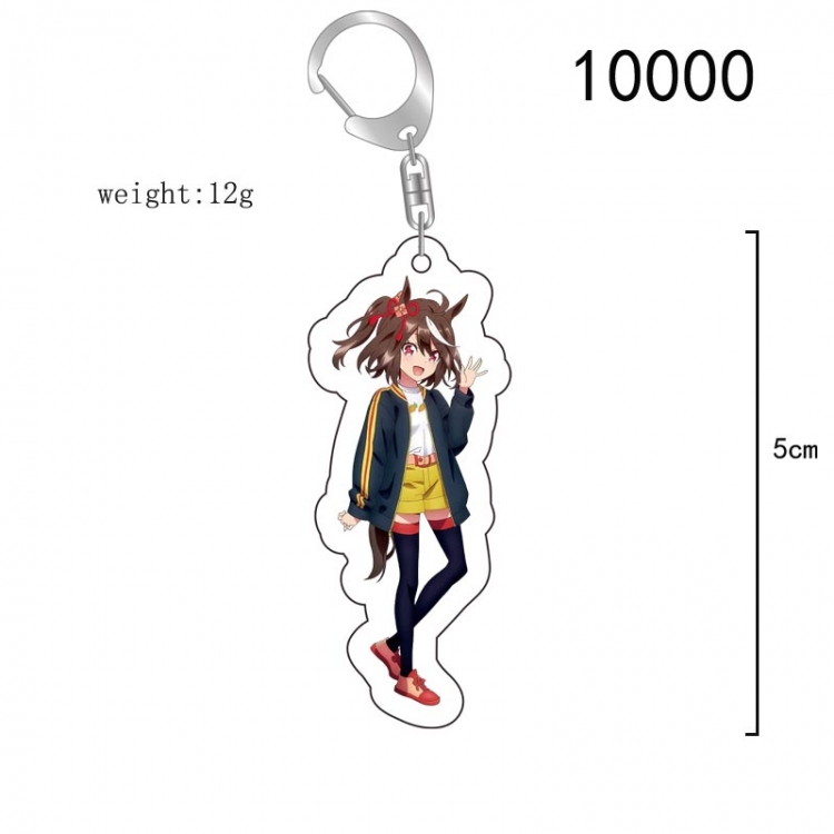Pretty Derby Anime acrylic Key Chain  price for 5 pcs 10000