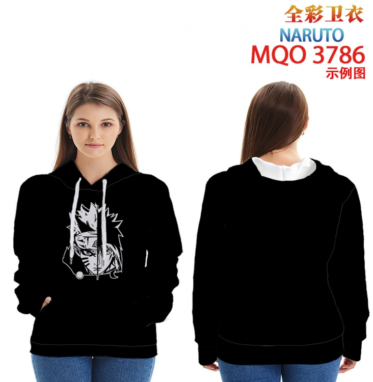 Naruto Full Color Patch pocket Sweatshirt Hoodie  from XXS to 4XL MQO 3786