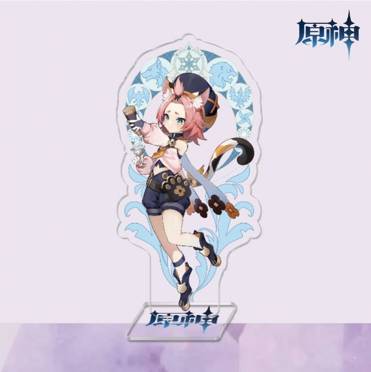 Genshin Impact Anime characters acrylic Standing Plates Keychain 15CM 51499