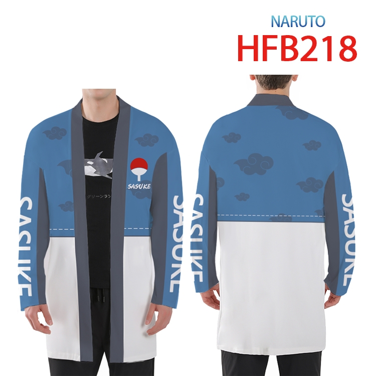 Naruto Anime Peripheral Full Color Long Kimono  from XS to 4XL   HFB-218