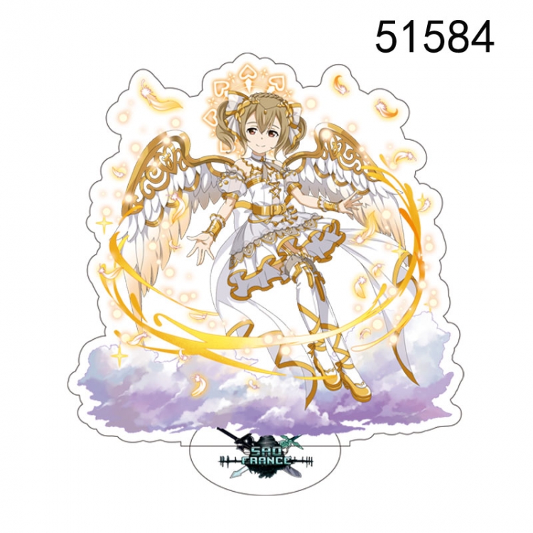 Sword Art Online Anime characters acrylic Standing Plates Keychain 15CM 51584