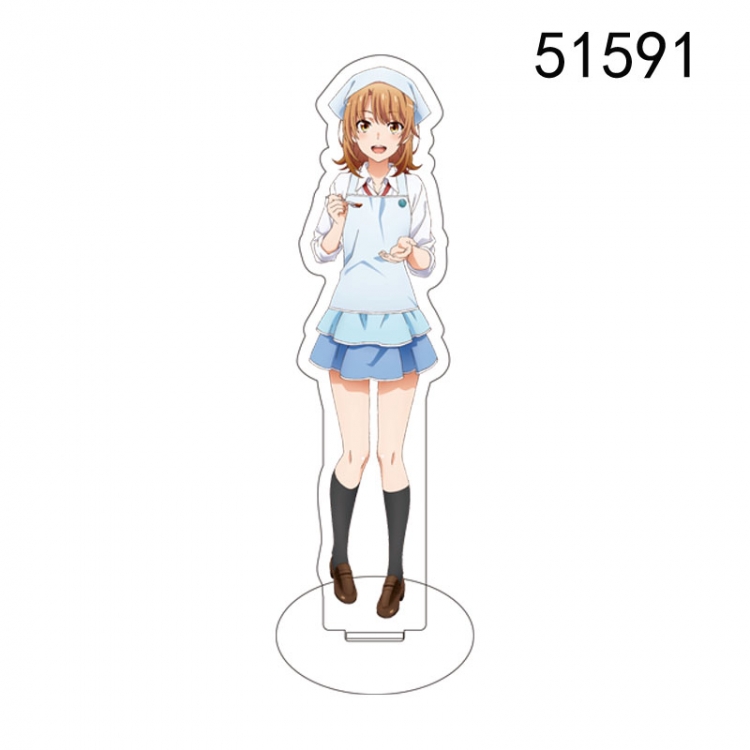 My youth romance story really has a problem Anime characters acrylic Standing Plates Keychain 15CM 51591