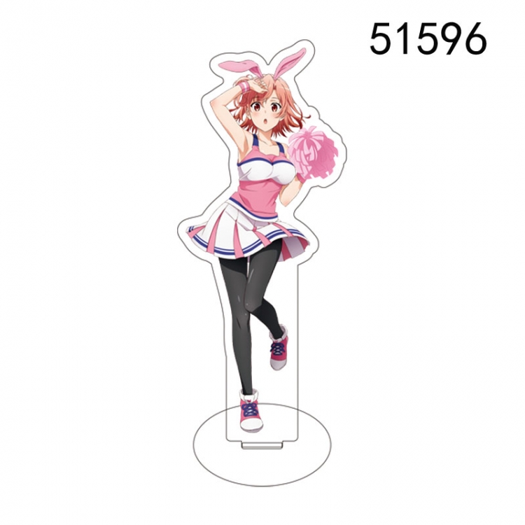 My youth romance story really has a problem Anime characters acrylic Standing Plates Keychain 15CM 51596