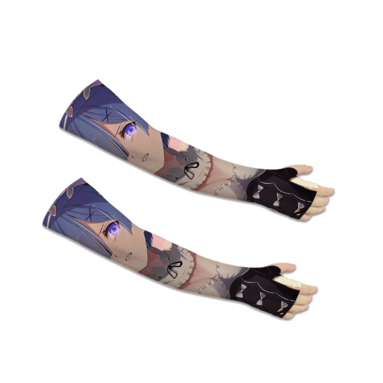 Re:Zero kara Hajimeru Isekai Seikatsu Printed Long Cycling Sleeve Sun Protection Sleeve