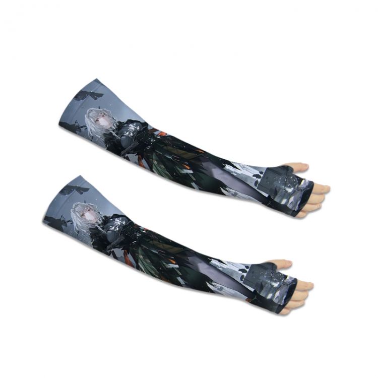 Arknights Printed Long Cycling Sleeve Sun Protection Sleeve