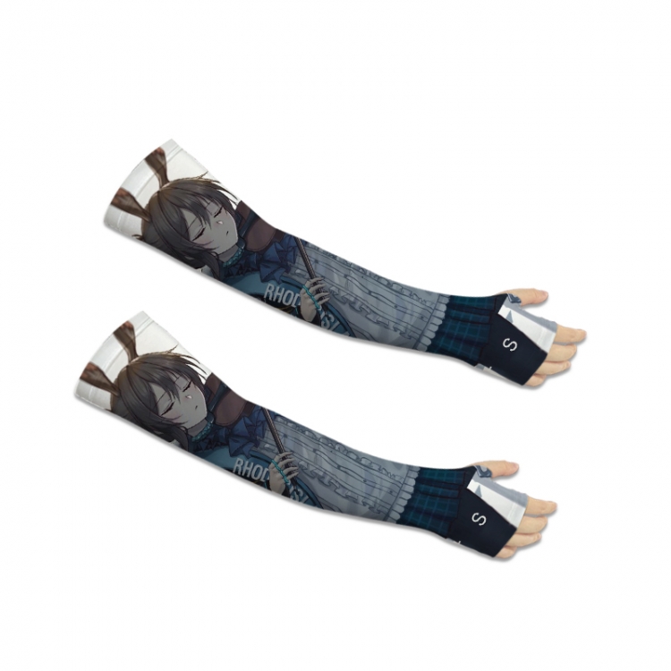 Arknights Printed Long Cycling Sleeve Sun Protection Sleeve